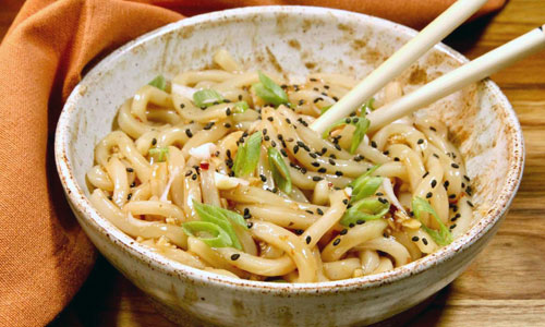 Garlic Udon Dish