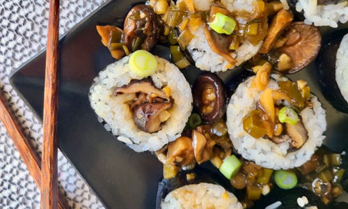 Shiitake Roll Dish